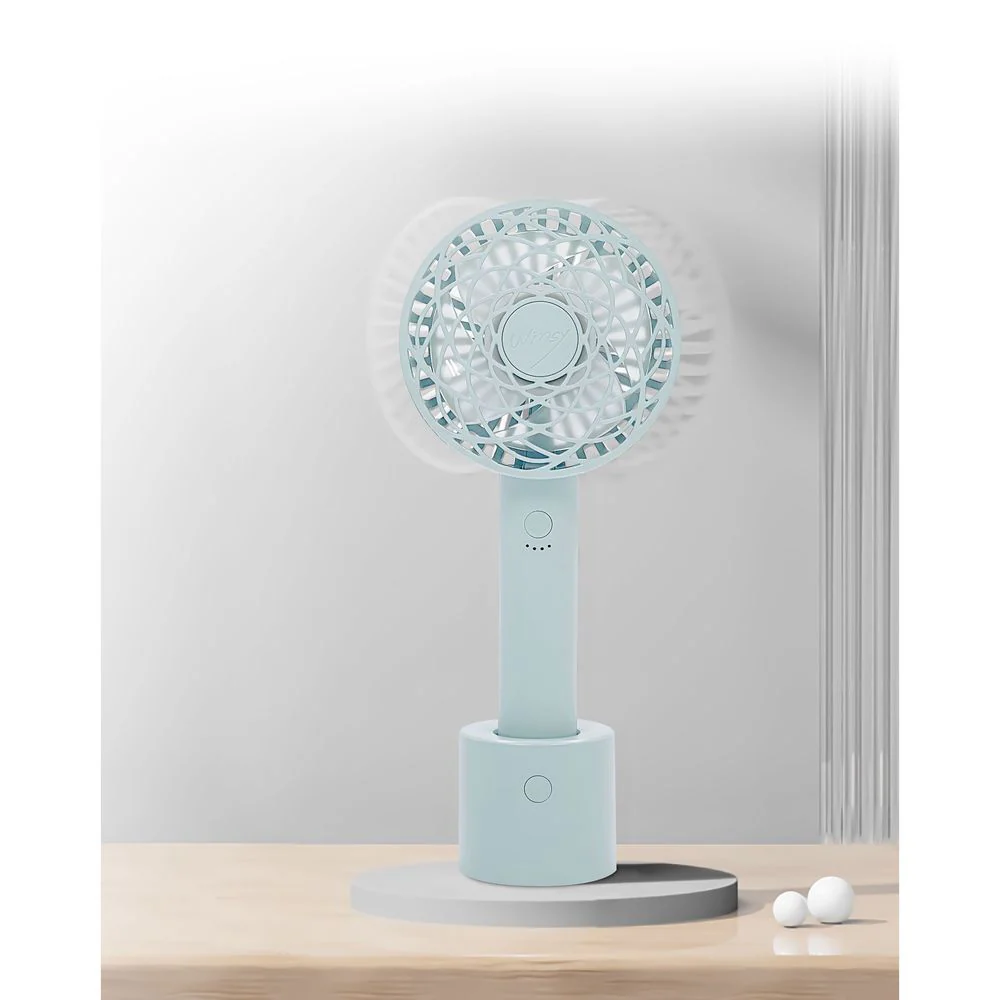 トレードワン WINSY USB充電式オートスイングファン フラワータイプ ブルー - Image 18