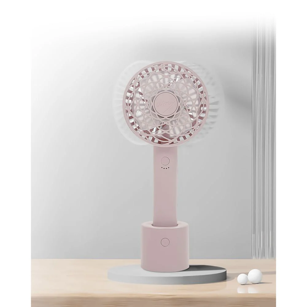 トレードワン WINSY USB充電式オートスイングファン フラワータイプ ピンク - Image 18
